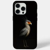 Coques Case-Mate iPhone Black 4 Luxe iPhone 15 Pro Max, Secretarybird (Verso)