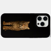 Coques Case-Mate iPhone Black 4 Luxe iPhone 15 Pro Max, Silent Lynx (Verso (horizontal))