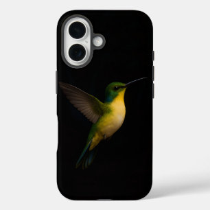 Coques iPhone 16 Black 4 Luxe iPhone 16 Coque-Mate, Flying Bird