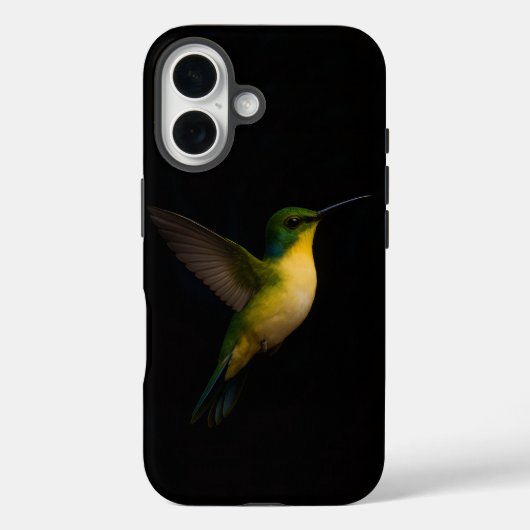 Coques Case-Mate iPhone Black 4 Luxe iPhone 16 Coque-Mate, Flying Bird (Verso)