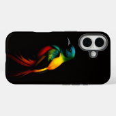 Coques Case-Mate iPhone Black 4 Luxe iPhone 16 Coque-Mate, Rainbow Bird (Verso (horizontal))