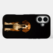 Coques Case-Mate iPhone Black 4 Luxe iPhone 16 Mate, Kind Beagle (Verso (horizontal))