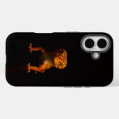 Coques Case-Mate iPhone Black 4 Luxe iPhone 16 Mate, Léopard Gecko (Verso (horizontal))