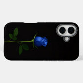 Coques Case-Mate iPhone Black 4 Luxe iPhone 16 Mate, Midnight Blue Rose (Verso (horizontal))