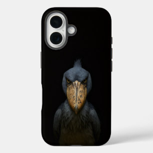 Coques iPhone 16 Black 4 Luxe iPhone 16 Mate, Oiseau Bec-en-Sabot