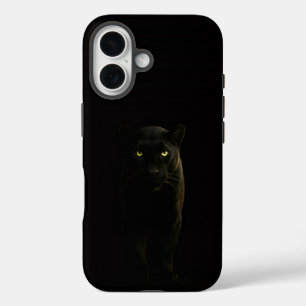 Coques iPhone 16 Black 4 Luxe iPhone 16 Mate, Panthère noire