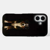 Coques Case-Mate iPhone Black 4 Luxe iPhone 16 Mate, Wise Aussie Shepherd  (Verso (horizontal))