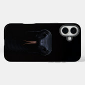 Coques Case-Mate iPhone Black 4 Luxe iPhone 16 Plus Coque-Mate, Black Mamb (Verso (horizontal))