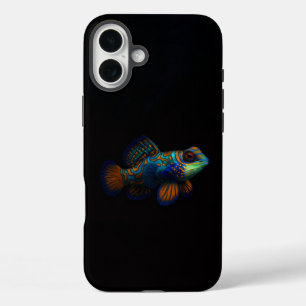 Coques iPhone 16 Plus Black 4 Luxe iPhone 16 Plus, Dragonet Mandarin