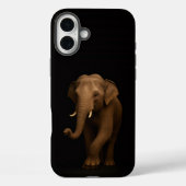 Coques Case-Mate iPhone Black 4 Luxe iPhone 16 Plus, Indian Elephant (Verso)