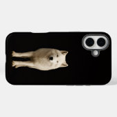 Coques Case-Mate iPhone Black 4 Luxe iPhone 16 Plus, Ivory Arctic Wolf (Verso (horizontal))