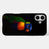 Coques Case-Mate iPhone Black 4 Luxe iPhone 16 Plus, Lorikeet Parrot (Verso (horizontal))