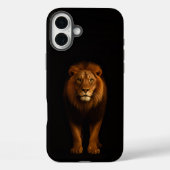 Coques Case-Mate iPhone Black 4 Luxe iPhone 16 Plus, Majestic Lion (Verso)