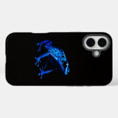Coques Case-Mate iPhone Black 4 Luxe iPhone 16 Plus Mate, Blue Frog (Verso (horizontal))