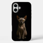 Coques Case-Mate iPhone Black 4 Luxe iPhone 16 Plus, Sphynx Cat (Verso)