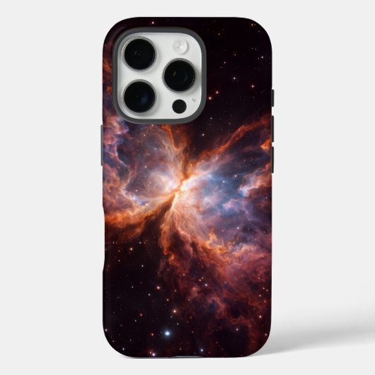 Coques Case-Mate iPhone Black 4 Luxe iPhone 16 Pro, Butterfly Nebula (Verso)