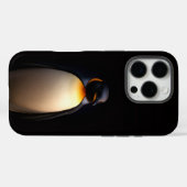 Coques Case-Mate iPhone Black 4 Luxe iPhone 16 Pro, Empereur Penguin (Verso (horizontal))