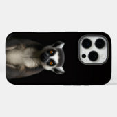 Coques Case-Mate iPhone Black 4 Luxe iPhone 16 Pro, Gentle Lemur (Verso (horizontal))