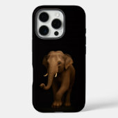 Coques Case-Mate iPhone Black 4 Luxe iPhone 16 Pro, Indian Elephant (Verso)