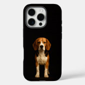 Coques Case-Mate iPhone Black 4 Luxe iPhone 16 Pro, Kind Beagle (Verso)
