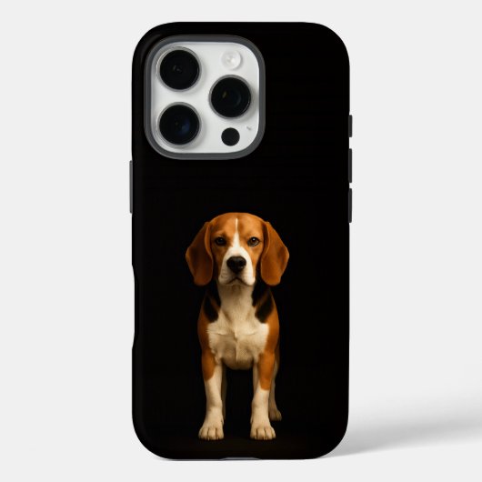 Coques Case-Mate iPhone Black 4 Luxe iPhone 16 Pro, Kind Beagle (Verso)