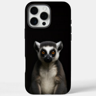 Coques iPhone 16 Pro Max Black 4 Luxe iPhone 16 Pro Max, Gentle Lemur