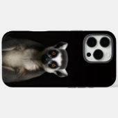 Coques Case-Mate iPhone Black 4 Luxe iPhone 16 Pro Max, Gentle Lemur (Verso (horizontal))