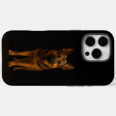 Coques Case-Mate iPhone Black 4 Luxe iPhone 16 Pro Max, German Shepherd (Verso (horizontal))