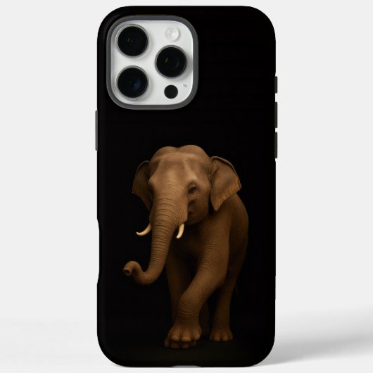 Coques Case-Mate iPhone Black 4 Luxe iPhone 16 Pro Max, Indian Elephant (Verso)