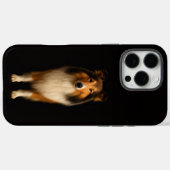 Coques Case-Mate iPhone Black 4 Luxe iPhone 16 Pro Max, Loyal Collie Dog (Verso (horizontal))