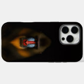 Coques Case-Mate iPhone Black 4 Luxe iPhone 16 Pro Max, Mandrill Monkey (Verso (horizontal))