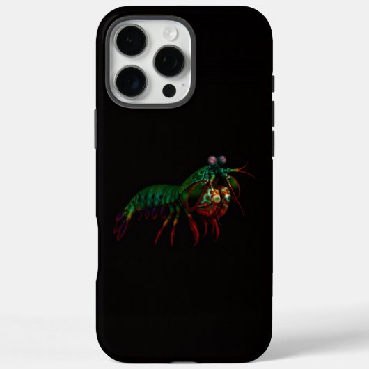 Coques Case-Mate iPhone Black 4 Luxe iPhone 16 Pro Max, Mantis Shrimp (Verso)