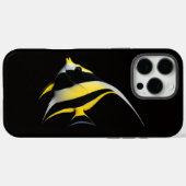 Coques Case-Mate iPhone Black 4 Luxe iPhone 16 Pro Max, Poisson-ange royal (Verso (horizontal))