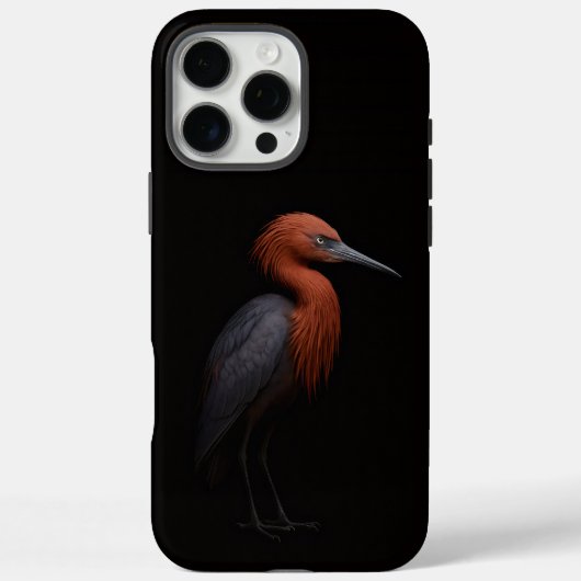 Coques Case-Mate iPhone Black 4 Luxe iPhone 16 Pro Max, Reddish Egret (Verso)