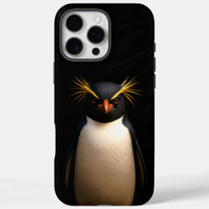 Coques iPhone 16 Pro Max Black 4 Luxe iPhone 16 Pro Max, Rockhopper Penguin