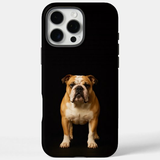 Coques Case-Mate iPhone Black 4 Luxe iPhone 16 Pro Max Stamina Bulldog (Verso)