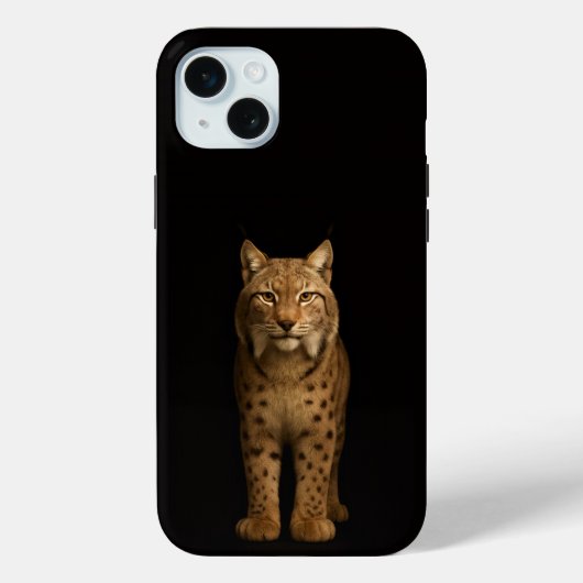 Coques Case-Mate iPhone Black 4 Luxe, Silent Lynx iPhone 15 Plus (Verso)