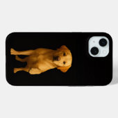 Coques Case-Mate iPhone Black 4 Luxe, Tender Labrador iPhone 15 Plus (Verso (horizontal))