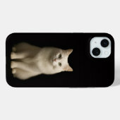 Coques Case-Mate iPhone Black 4 Luxe, Turkish Angora Cat (Verso (horizontal))