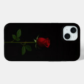 Coques Case-Mate iPhone Black 4 Luxe, Velvet Red Rose iPhone 15 Plus (Verso (horizontal))