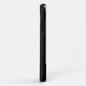 Coques Case-Mate iPhone Black Abstrait Dachshund (Dos/Droite)