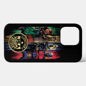 Coques Case-Mate iPhone Black Adam Justice Society Heroes In Stripes (Verso (horizontal))