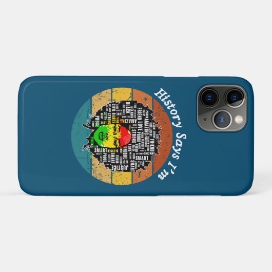 Coques Case-Mate iPhone Black Afro Woman (Dos (Horizontal))