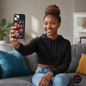 Coques Case-Mate iPhone Black All Day 24/7 Slogan Graphic