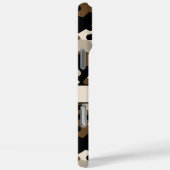 Coques Case-Mate iPhone Black and Brown Camouflage Personalized (Verso / Droite)