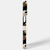 Coques Case-Mate iPhone Black and Brown Camouflage Personalized (Verso / Droite)