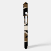 Coques Case-Mate iPhone Black and Brown Camouflage Personalized (Verso / Gauche)