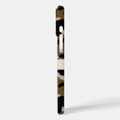 Coques Case-Mate iPhone Black and Brown Camouflage Personalized (Verso / Gauche)
