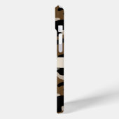 Coques Case-Mate iPhone Black and Brown Camouflage Personalized (Verso / Gauche)