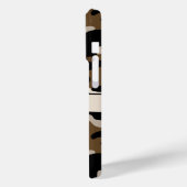 Coques Case-Mate iPhone Black and Brown Camouflage Personalized (Verso / Gauche)